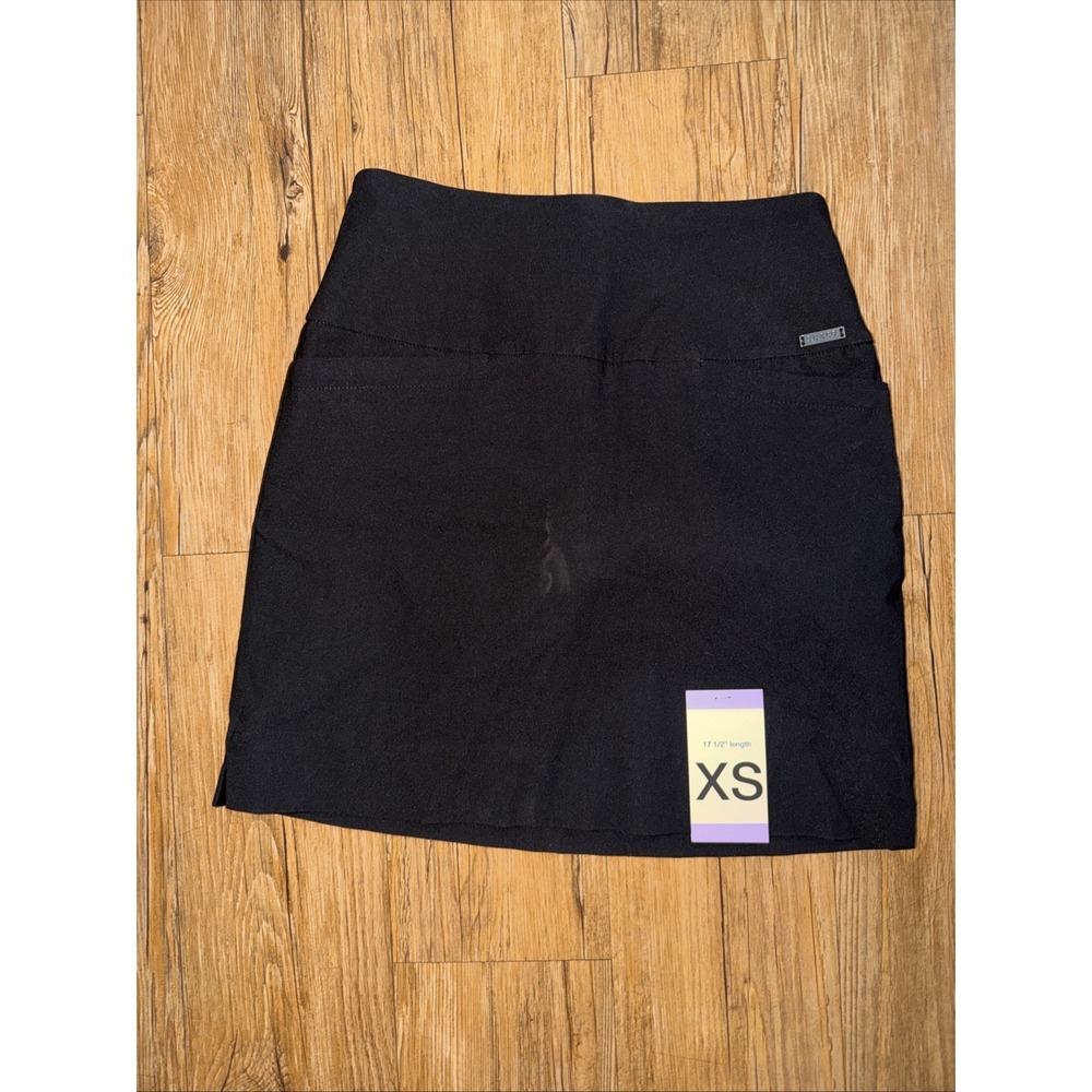 sc co skort XS Black 17.5" Length NWT Women's Golf Athletic Stretch Pockets